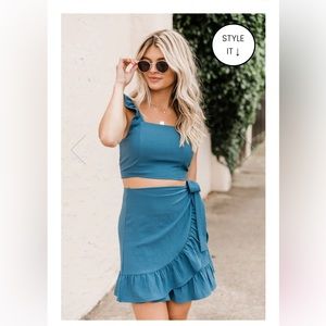 LAST CALL: Pink Lily Skirt Set, Size M